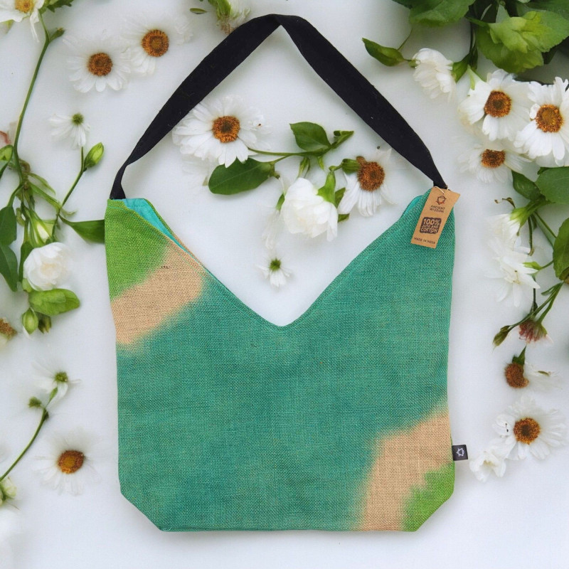 Sac fourre-tout en mélange doux - Bleu sarcelle