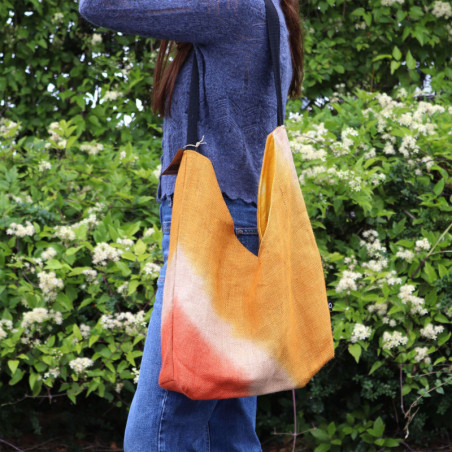 Sac fourre-tout en mélange doux - Curcuma