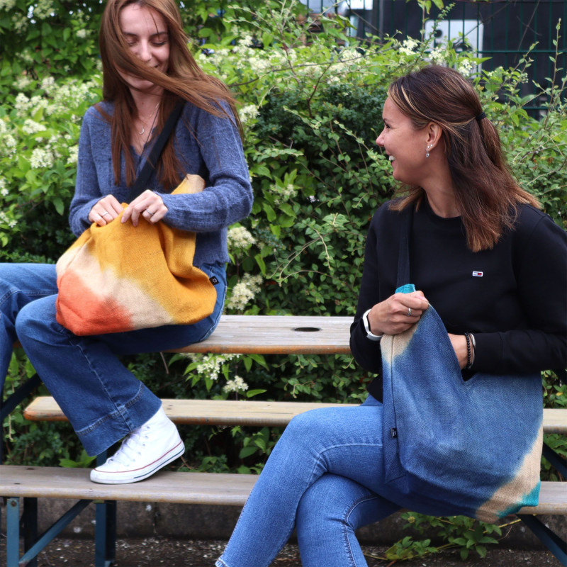 Sac fourre-tout en mélange doux - Curcuma