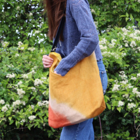 Sac fourre-tout en mélange doux - Curcuma
