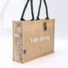 Grand sac en jute Hop Hare - Je suis fort