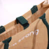 Grand sac en jute Hop Hare - Je suis courageux