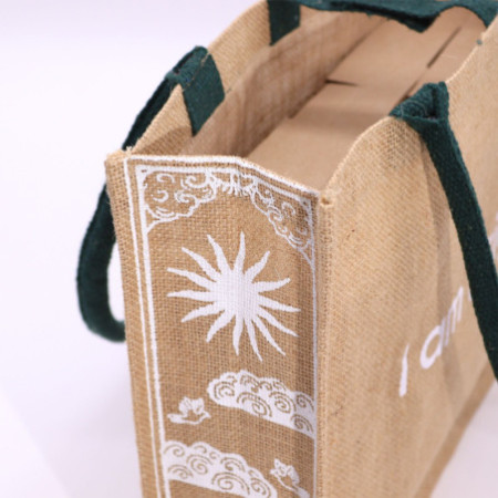 Grand sac en jute Hop Hare - Je suis brillant