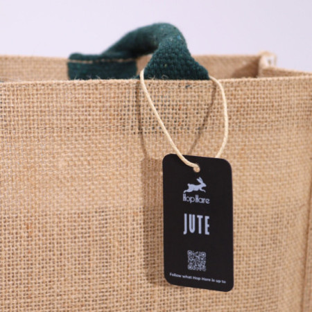 Grand sac en jute Hop Hare - Je suis puissant