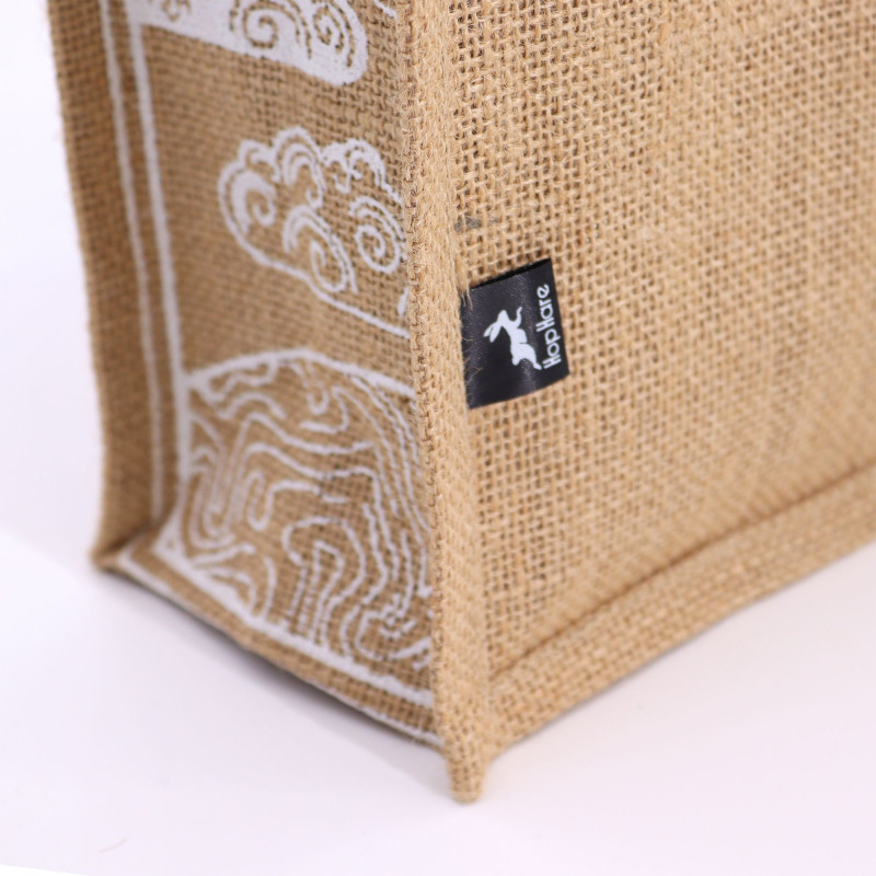 Grand sac en jute Hop Hare - Je suis puissant