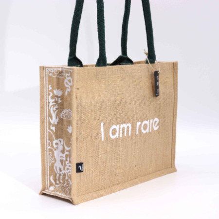 Grand sac en jute Hop Hare - Je suis rare
