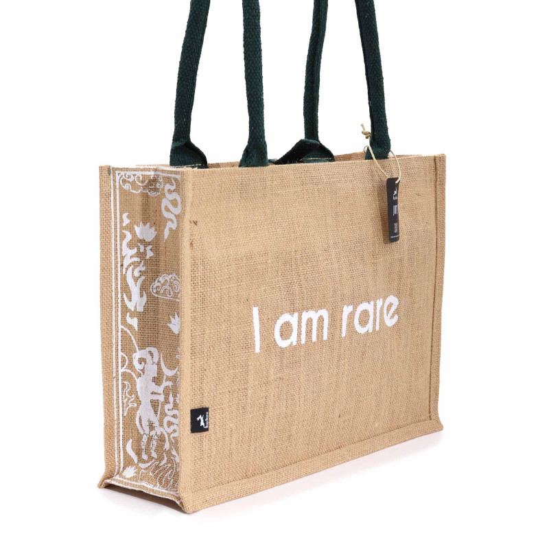 Grand sac en jute Hop Hare - Je suis rare