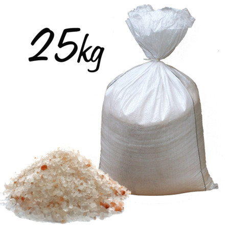 Sels de bain roses de l'Himalaya 3-5 mm - Sac de 25 kg