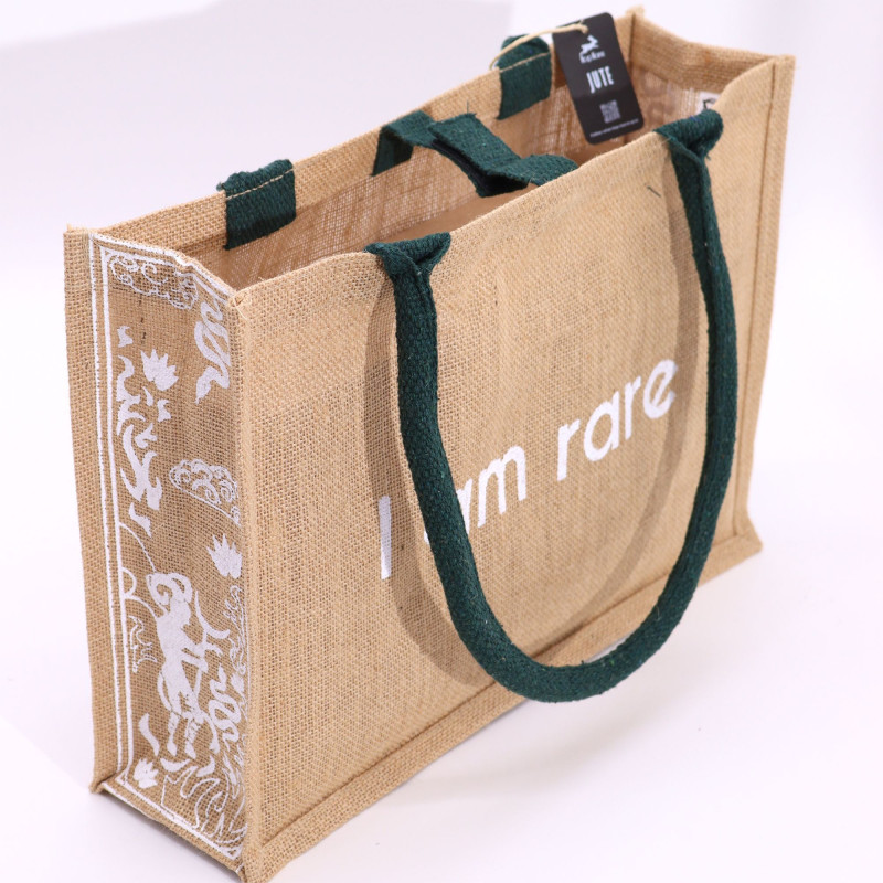 Grand sac en jute Hop Hare - Je suis rare