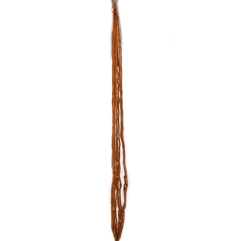 Manique en macramé classique - Chocolat