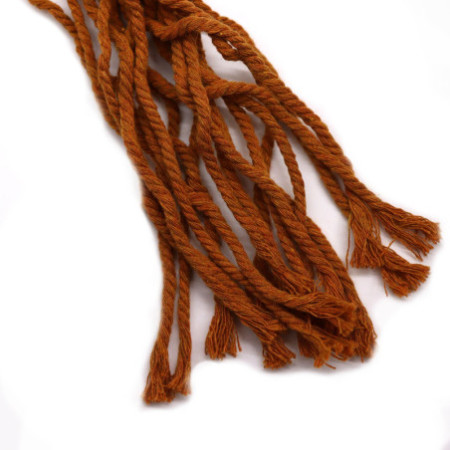 Manique en macramé classique - Chocolat