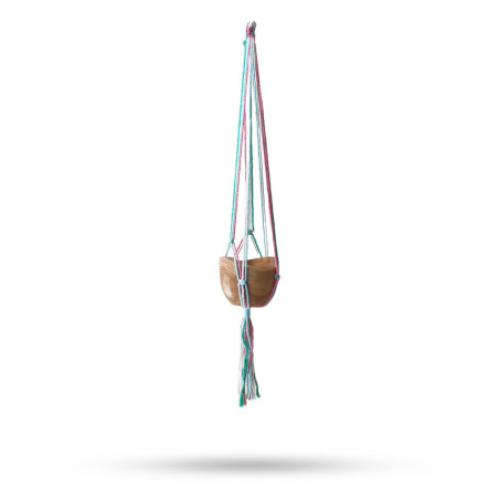 Manique en macramé classique - Tons pastels Terrace Med Pot