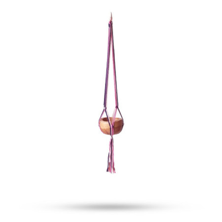 Manique en macramé classique - Tons pastel pour salon