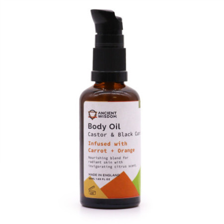 Huile corporelle bio 50 ml - Carotte et orange