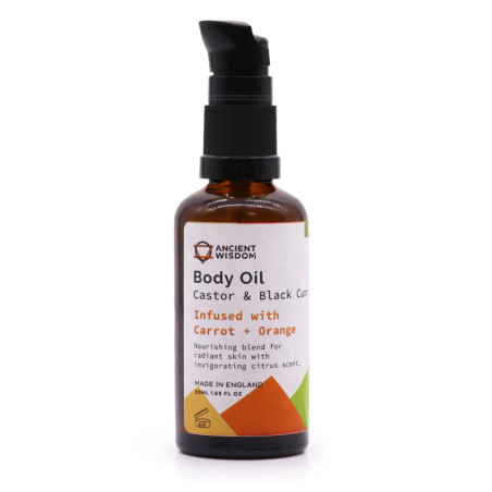 Huile corporelle bio 50 ml - Carotte et orange