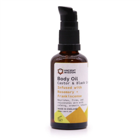 Huile corporelle bio 50 ml - Romarin et encens