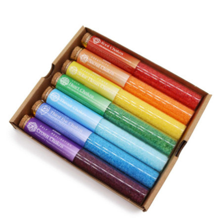Sel de bain Chakra - Coffret cadeau de 7