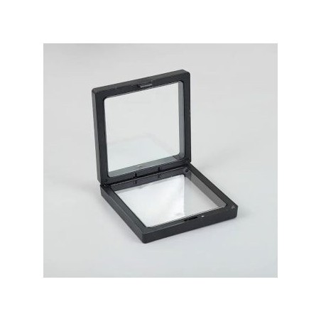 Petit cadre flottant 3D 7 x 7 cm - Noir