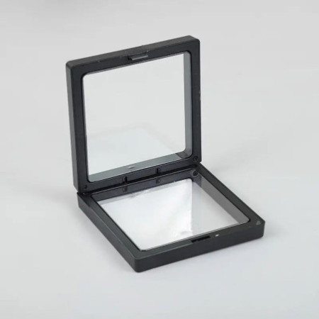 Cadre flottant Med 3D 9 x 9 cm - Noir