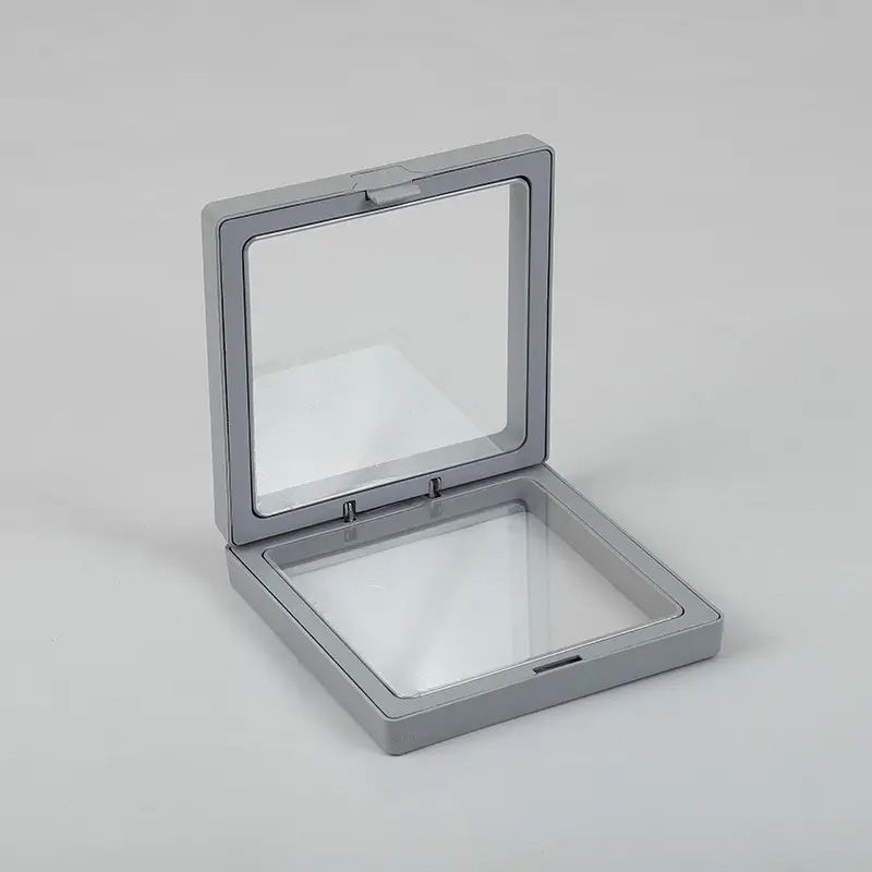 Cadre flottant Med 3D 9 x 9 cm - Gris