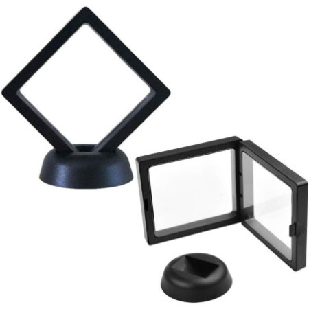 Grand présentoir à cadre flottant 3D