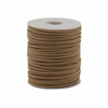 Rouleau de cordon pour pendentif - 2,5 mm x 45 m - Tan A120