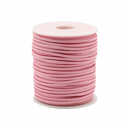Rouleau de cordon pour pendentif - 2,5 mm x 45 m - Rose A064
