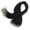 Lot de cordons cirés pour pendentifs - 2 mm x 55 cm - Assortis - Noir 101