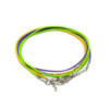 Lot de cordons cirés pour pendentifs - 2 mm x 55 cm - Assortis - Assortiment (10 couleurs)
