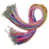 Lot de cordons cirés pour pendentifs - 2 mm x 55 cm - Assortis - Assortiment (10 couleurs)