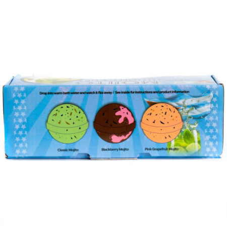 Ensemble de trois bombes de bain Mojito
