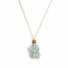 Collier avec cordon en cristal de 45 cm (18 pouces) - Naturel