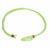 Collier avec cordon en cristal et pierres précieuses, 45 cm/18 pouces - Vert