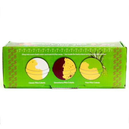 Ensemble de trois bombes de bain Piña Colada