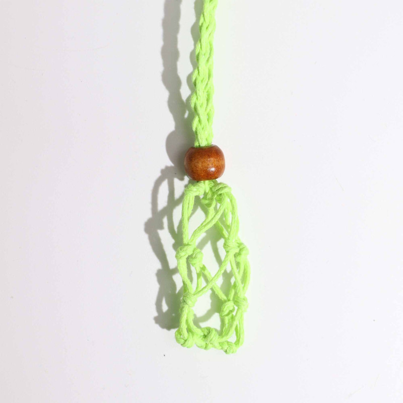 Collier en cristal et pierres précieuses, cordon de 45 cm (18 pouces) - Mélange de 11 couleurs