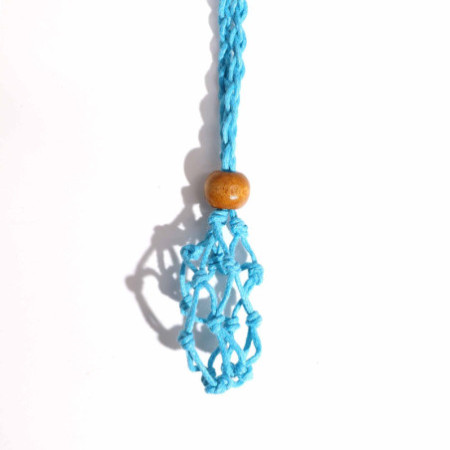 Collier en cristal et pierres précieuses, cordon de 45 cm (18 pouces) - Mélange de 11 couleurs