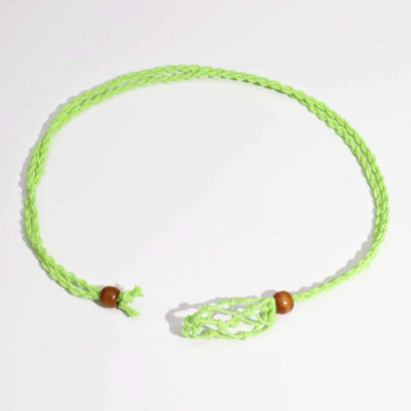Collier en cristal et pierres précieuses, cordon de 45 cm (18 pouces) - Mélange de 11 couleurs