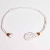 Collier en cristal et pierres précieuses, cordon de 45 cm (18 pouces) - Mélange de 11 couleurs