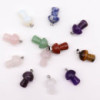 Pendentifs champignons en pierres précieuses (12 assortis) 20 x 15 mm