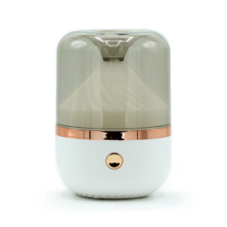 Diffuseur d'arômes urbain blanc et bronze - USB - Changement de couleur