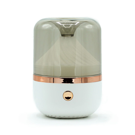 Diffuseur d'arômes urbain blanc et bronze - USB - Changement de couleur