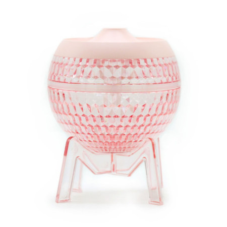 Humidificateur rose Mondo Planet - USB - Changement de couleur (éclairage vers le bas)