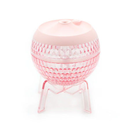 Humidificateur rose Mondo Planet - USB - Changement de couleur (éclairage vers le bas)