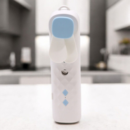 Ventilateur et spray pour le visage Nano Mist blanc - Rechargeable par USB
