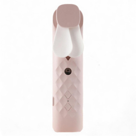 Ventilateur et spray pour le visage Pink Nano Mist - rechargeable par USB