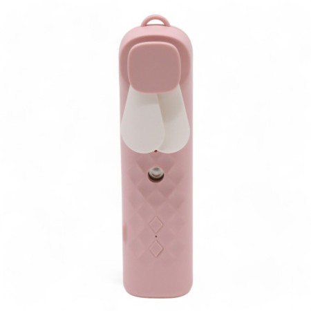 Ventilateur et spray pour le visage Pink Nano Mist - rechargeable par USB