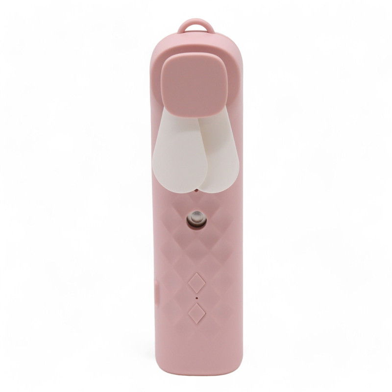 Ventilateur et spray pour le visage Pink Nano Mist - rechargeable par USB