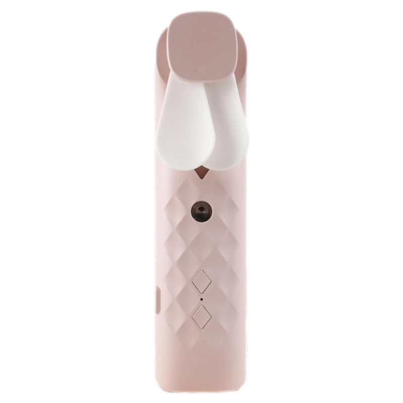 Ventilateur et spray pour le visage Pink Nano Mist - rechargeable par USB