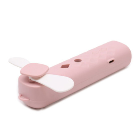 Ventilateur et spray pour le visage Pink Nano Mist - rechargeable par USB