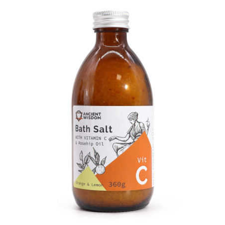 Sel de bain à la vitamine C et Sentez-vous comme une déesse antique